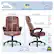 Angle. Serta - Fairbanks Bonded Leather Big and Tall Executive Office Chair - Cognac.