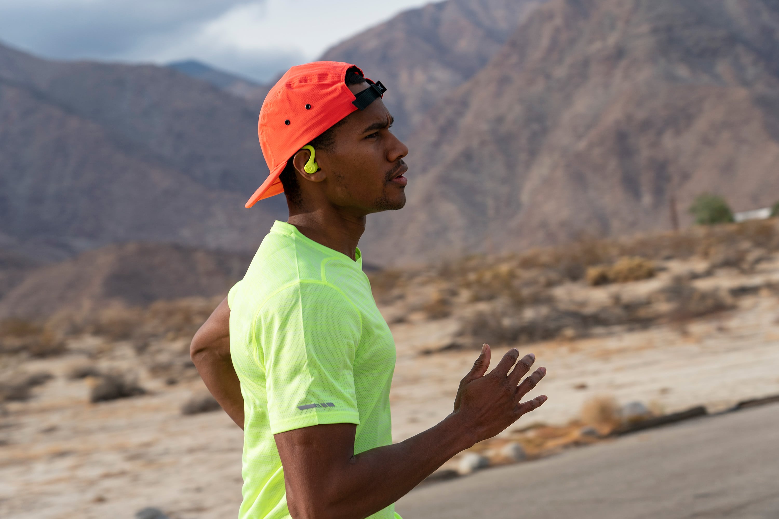 Alt View 18. JLab - Go Air Sport True Wireless Earbuds - Yellow.