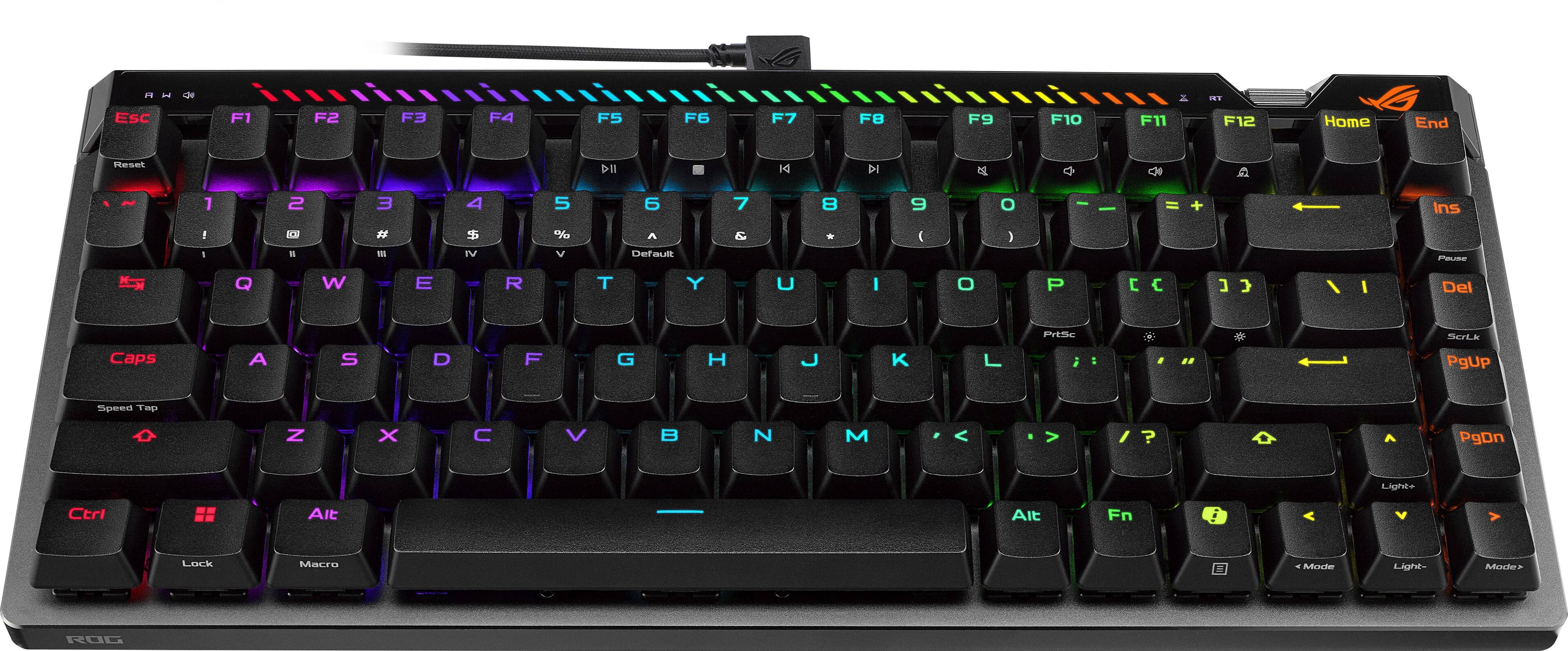 2 - 2 -. ESC F1 F2 F3 F4 F5 F6 F7 F8 F9 F10 F11 F12 Home End Hesas DI - DI DI K de G 1 2 3 4 5 6 7 8 9 O - | = + Ins ! - 1 a N - S TV  V A Defaul & . i I P I Q W E R T Y U I O P C  C  CC  I I Del Caps A S D F G H  K L EES  SOLk PgUp Speed Tee a Z X C V B Z M < > ? A PgOn Lighte Ctri Alt Alt Fn + Lock Macro Mode Light- Mode> RUL