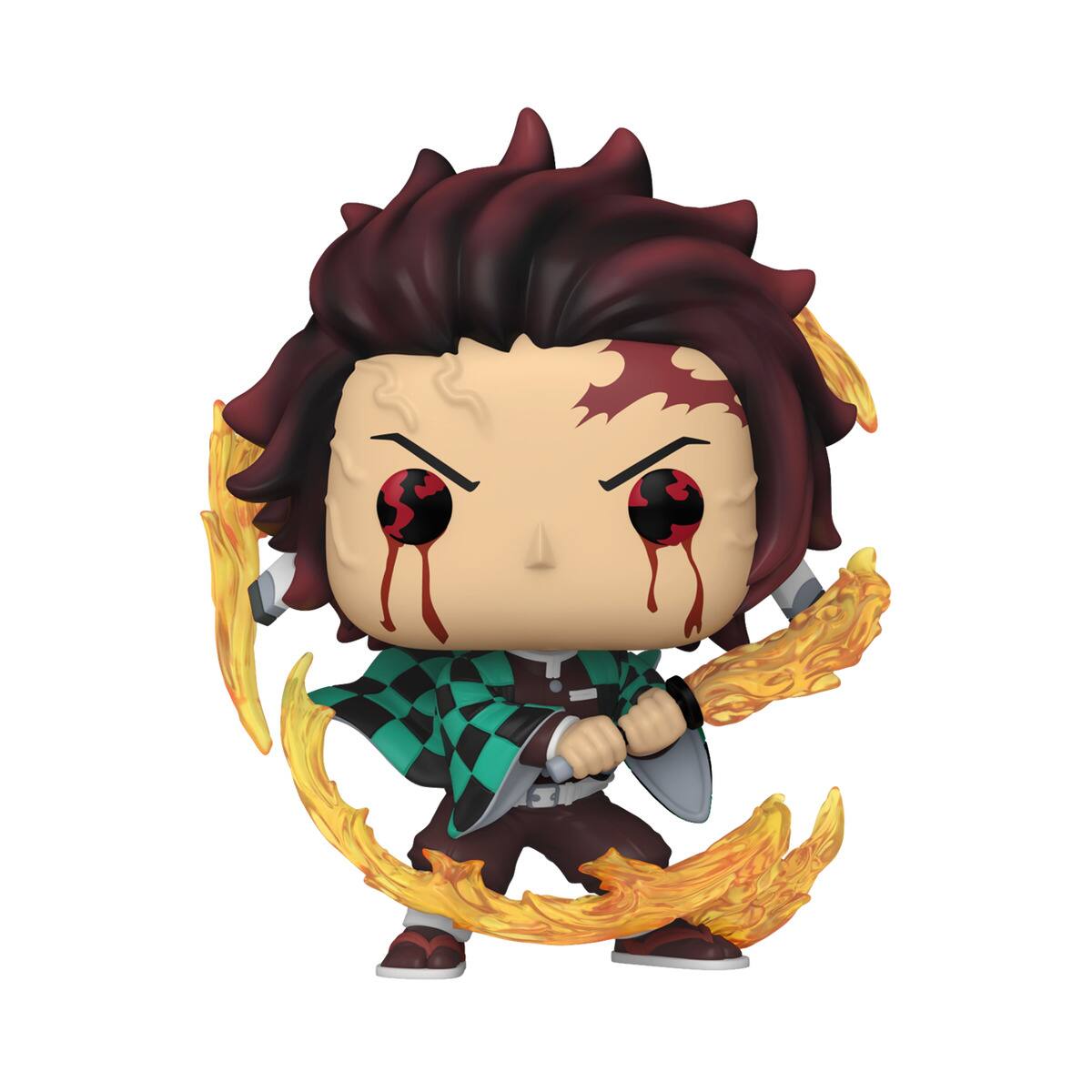 Angle. Funko - Funko Pop! Demon Slayer: Tanjiro Kamado (Sun Breathing) - Multicolor.
