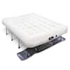Front. Ivation - EZ-Bed Self Inflating Air Mattress, Queen Air Mattress with Built In Pump & Case - White.