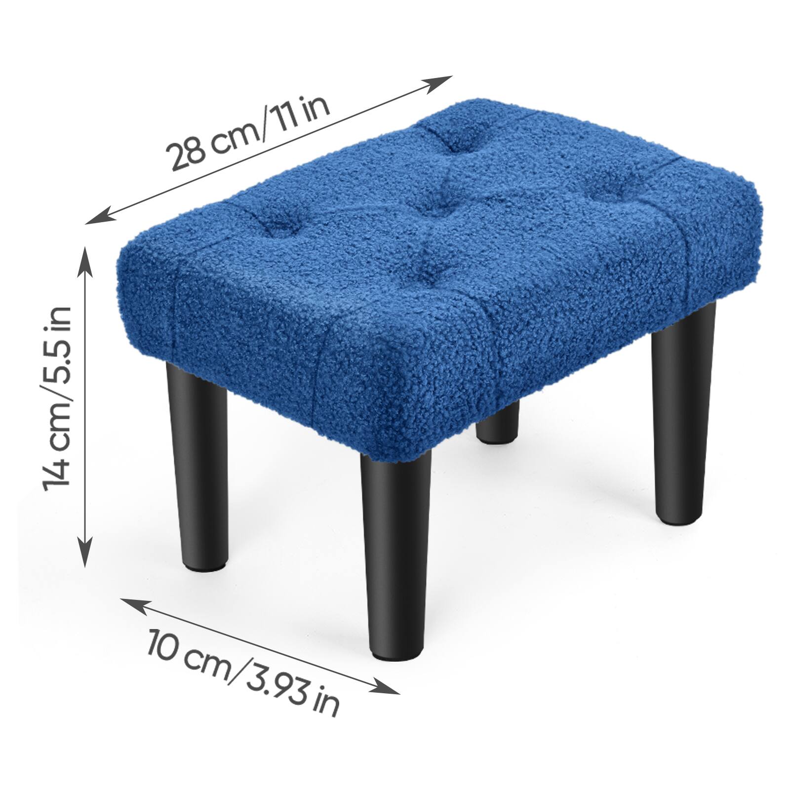 28 cm/11 in  
14 cm/5.5 in  
10 cm/3.93 in