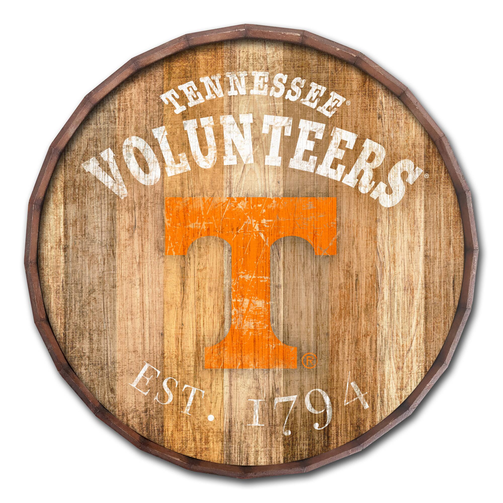 Tennessee Volunteers 24'' Established Date Barrel Top