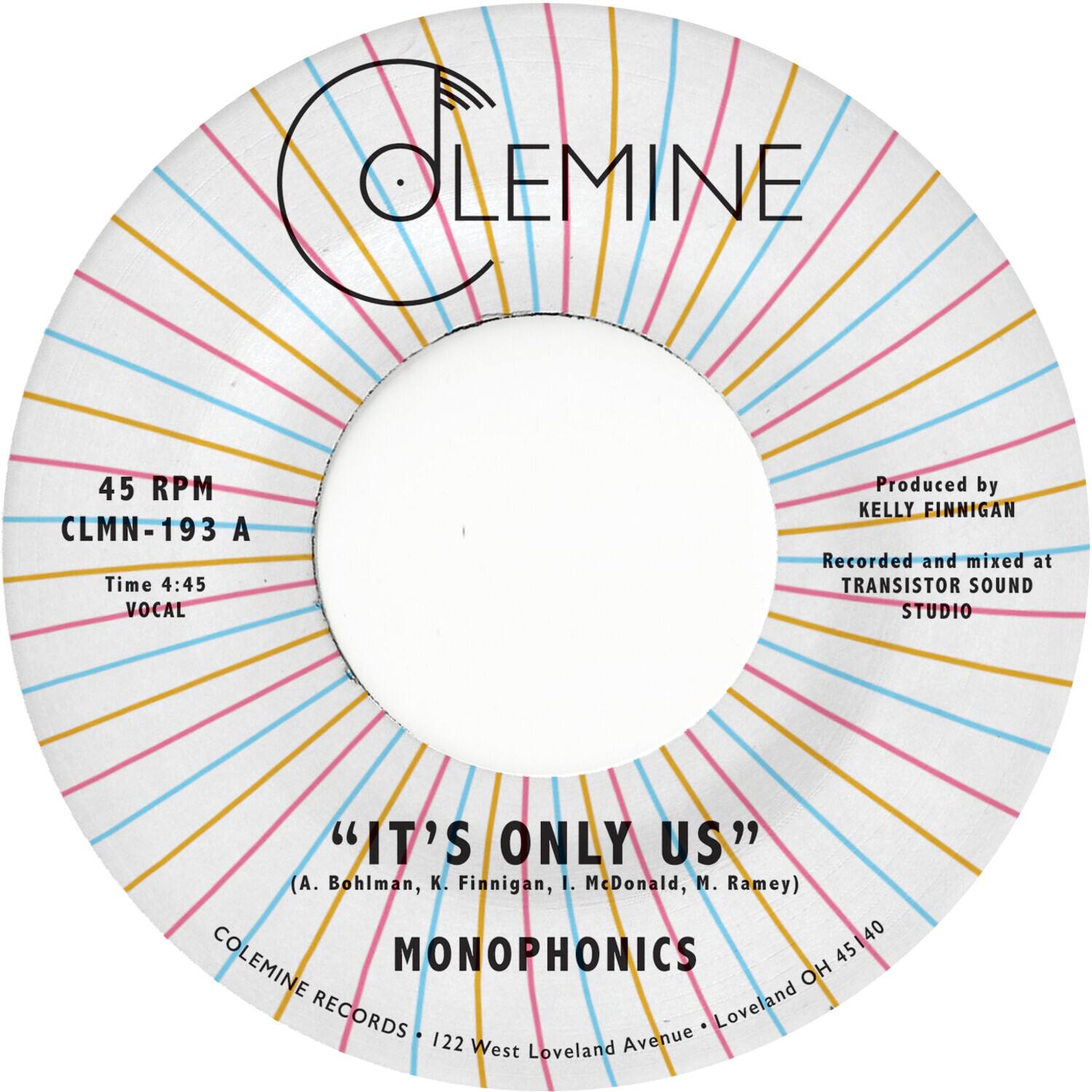 Monophonics - It's Only Us   - 7-INCH SINGLE [7 inch Vinyl Disc]