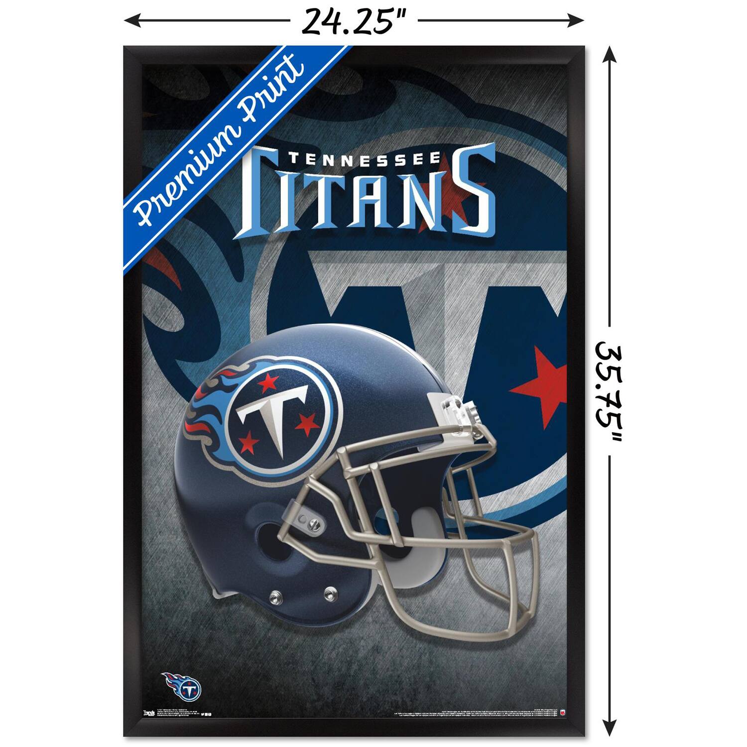 Premium Print  
TENNESSEE TITANS  
24.25" x 35.75"