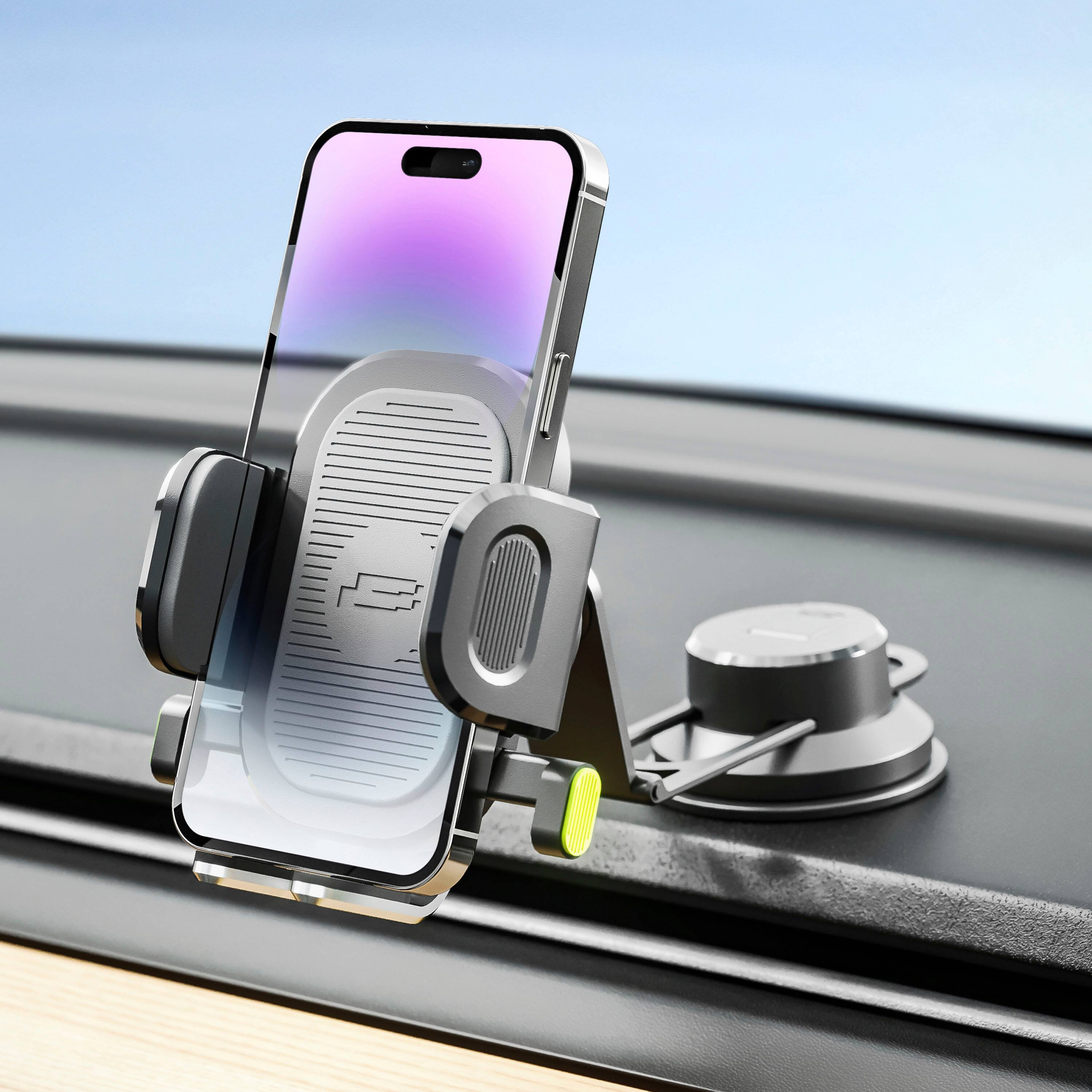 Alt View 14. Bracketron - OneClick Universal Dash, Display & Vent Mount - Black.