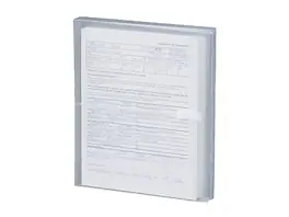 Smead - Poly Wallets, 1.25" Expansion, Letter Size, 5/Pack (89661) - Clear