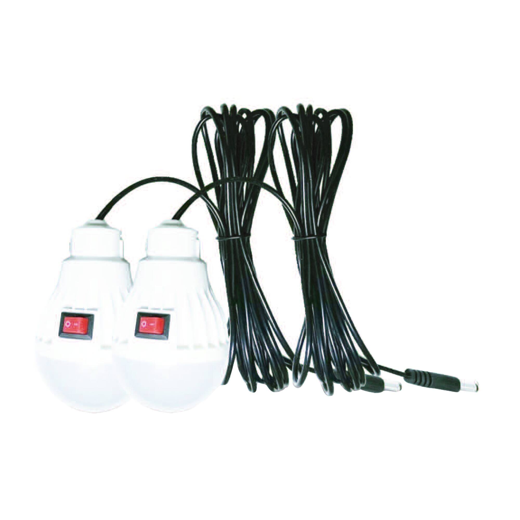 Angle. Airbro - FSA-12 12" Rechargeable AC/DC Fan with Solar Charging - White.