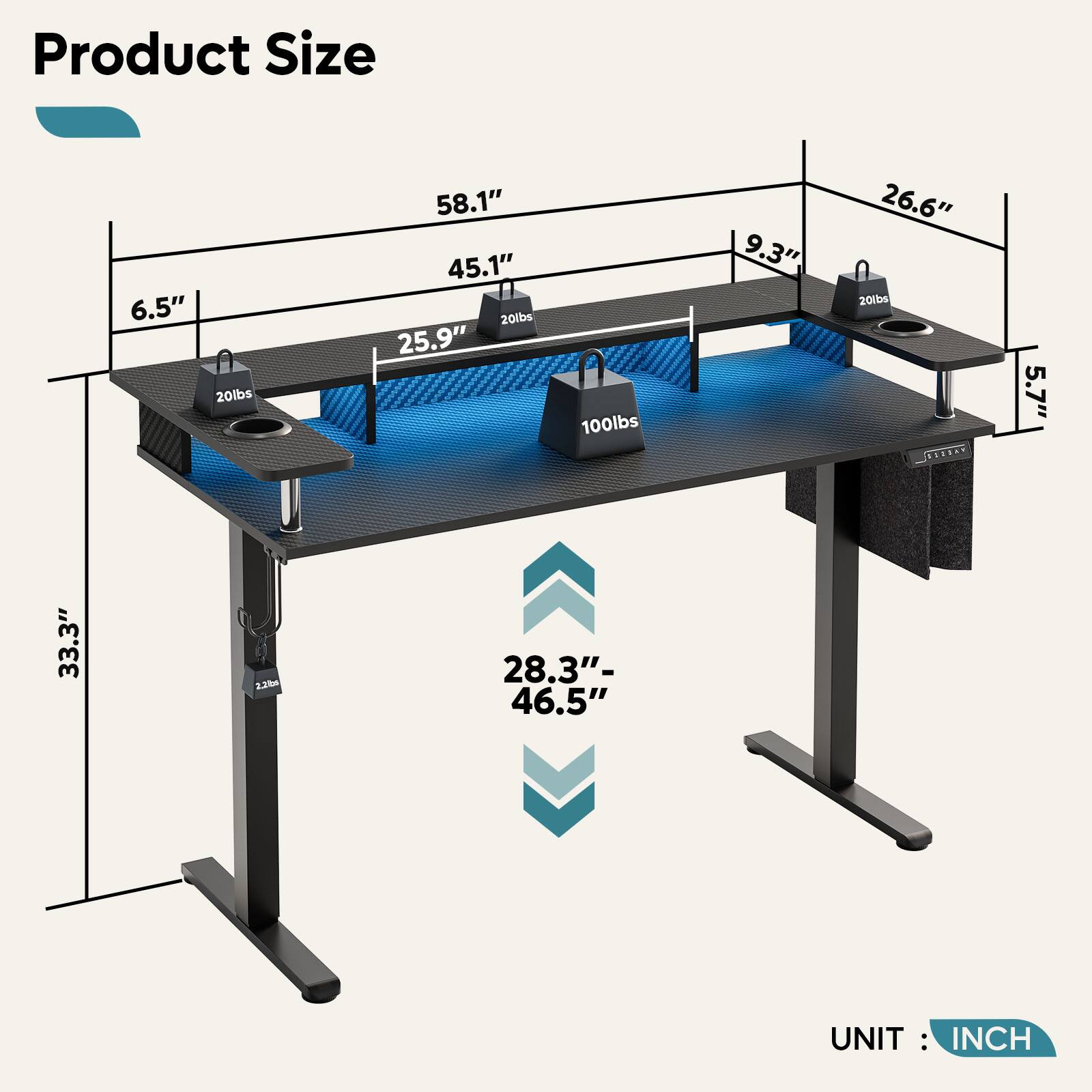 Product Size: 6.5" x 58.1" x 45.1"
Weight: 20 lbs
Material: 100 lbs
Dimensions: 9.3" x 26.6"
Weight: 20 lbs
Brand: Lee
Dimensions: 5.7" x 33.3"
Weight: 13 hc
Dimensions: 28.3" - 46.5"
Unit: Inch