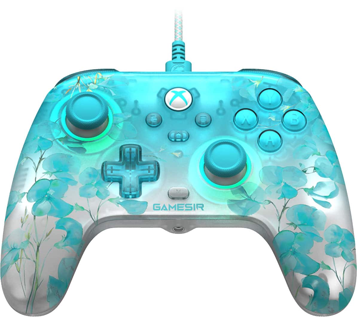 Left. GameSir - GameSir T7 Pro Wired Xbox Game Controller For Xbox Series X|S, Xbox One, Windows 10/11, Android and Steam - Floral.