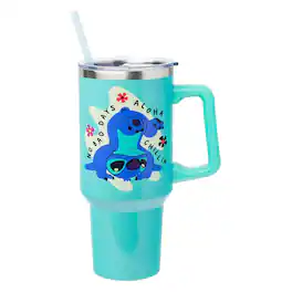 Disney - Lilo & Stitch "No Bad Days" 40 Ounce Stainless Steel Tumbler - Blue