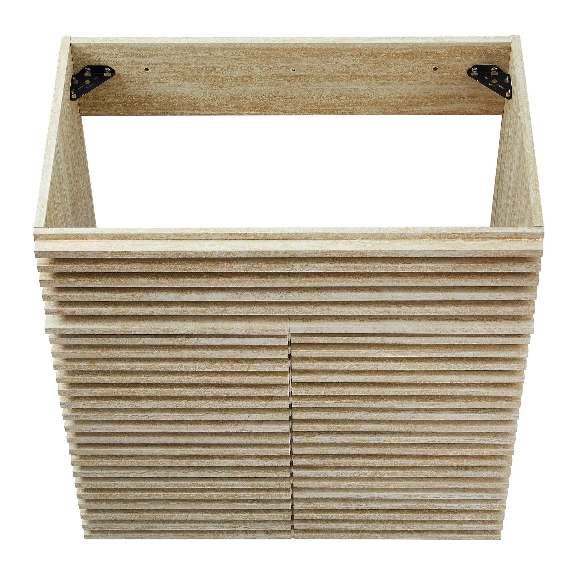 Alt View 6. Modway - Render 30" and 36" Bathroom Cabinets Basin Not Included by Modway - Travertine.