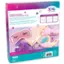 The box contains a rainbow shower set, which includes a hair towel wrap, a hair brush, and a gel eye mask. The set is designed to provide relaxation and refreshment during a spa day. The box also contains an envelopante, a headband, and a loofah. The instructions for using the hair towel wrap are provided in the box.