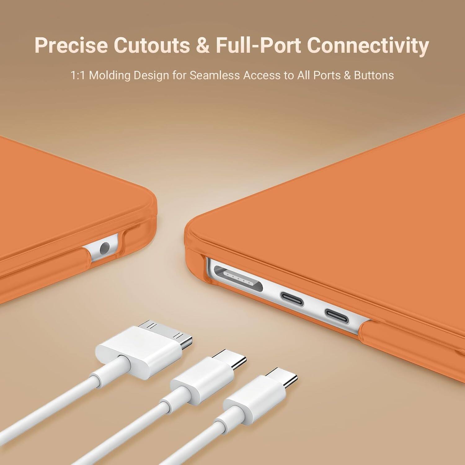 Precise Cutouts & Full-Port Connectivity  
1:1 Molding Design for Seamless Access to All Ports & Buttons