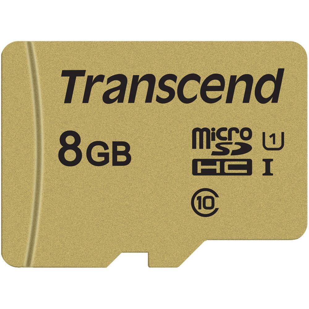 Transcend 8GB microSD U1 HC I 10