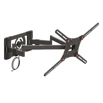Front. Barkan - Barkan TVA48 TV Wall Mount 40-90" Premium Full Motion - Black.