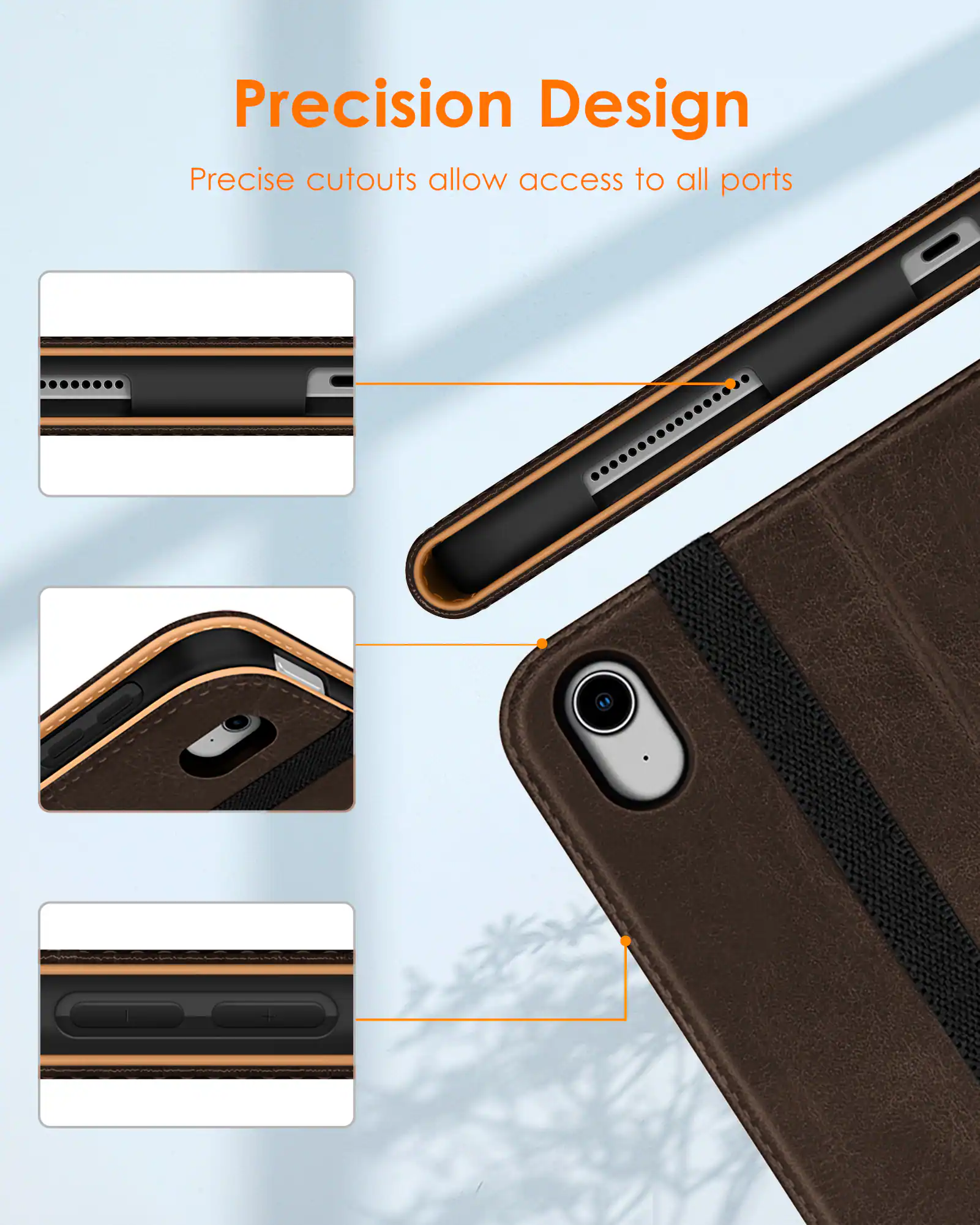 Precision Design  
Precise cutouts allow access to all ports