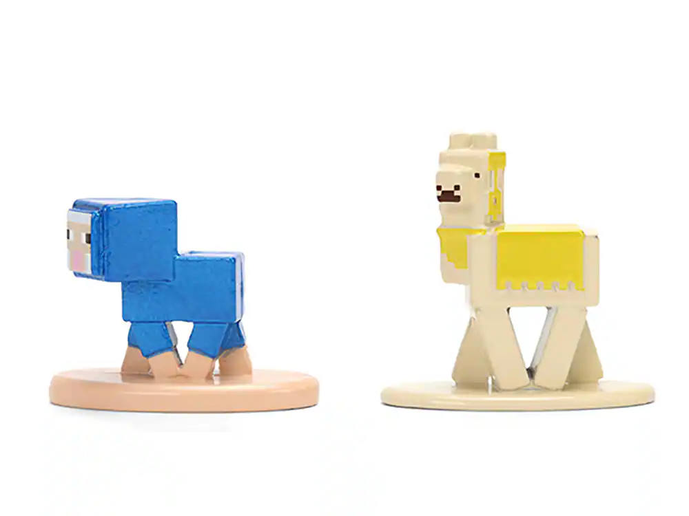 Alt View 4. Jada - Set of 12 Diecast Figures "Minecraft" Video Game "Nano Metalfigs" Series Diecast Models by Jada.