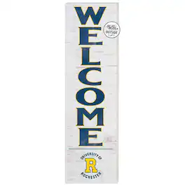 Jardine - Rochester Yellow Jackets 10'' x 35'' Indoor/Outdoor Welcome Sign - White
