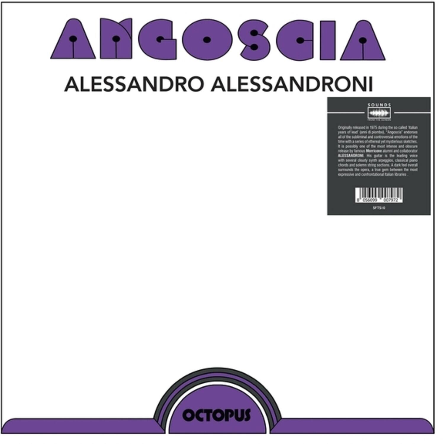 Alessandro Alessandroni - Angoscia - VINYL LP