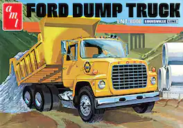 PopMarket - AMT Ford LNT-8000 Louisville Dump Truck 1/25 Scale Model Kit - COLLECTIBLES - Multicolor