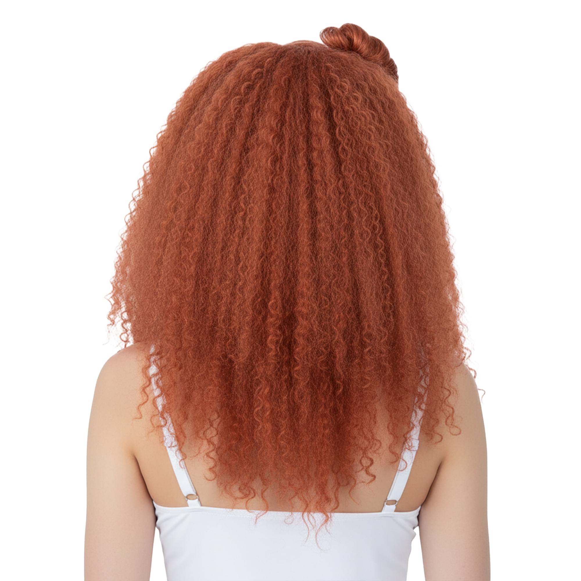 Alt View 10. Smiffys - Magenta Wig Costume Accessory - Red.