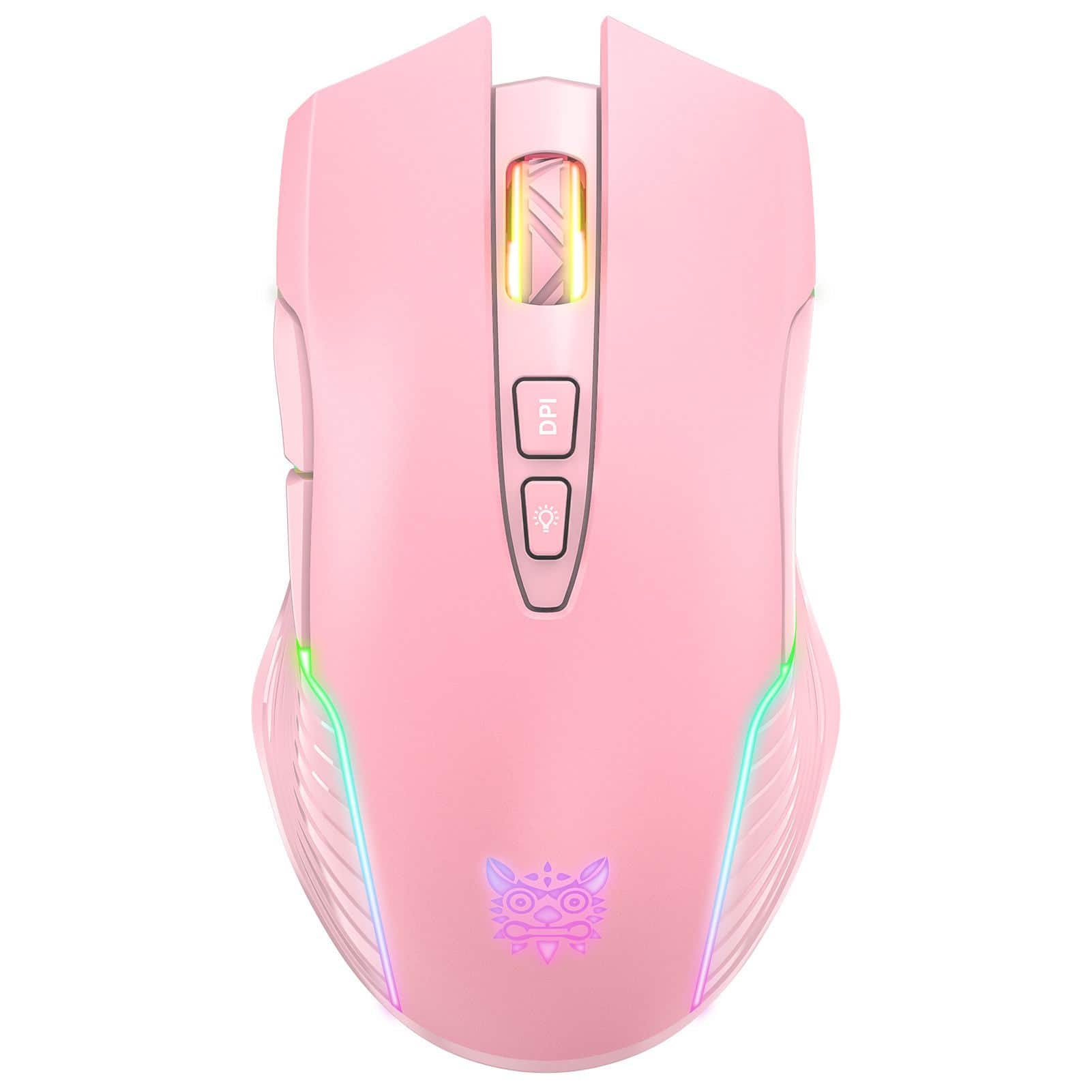 Front. SaharaCase - Wireless Gaming Mouse | 5 Levels DPI| Rechargable Battery | USB & Type C Adapter | Pathfinder Series - Black.