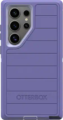 OtterBox - Galaxy S24 Ultra (Only) Defender Series Case - Case Only - Rugged & Durable - with Port Protection - Mountain Majesty (Purple)