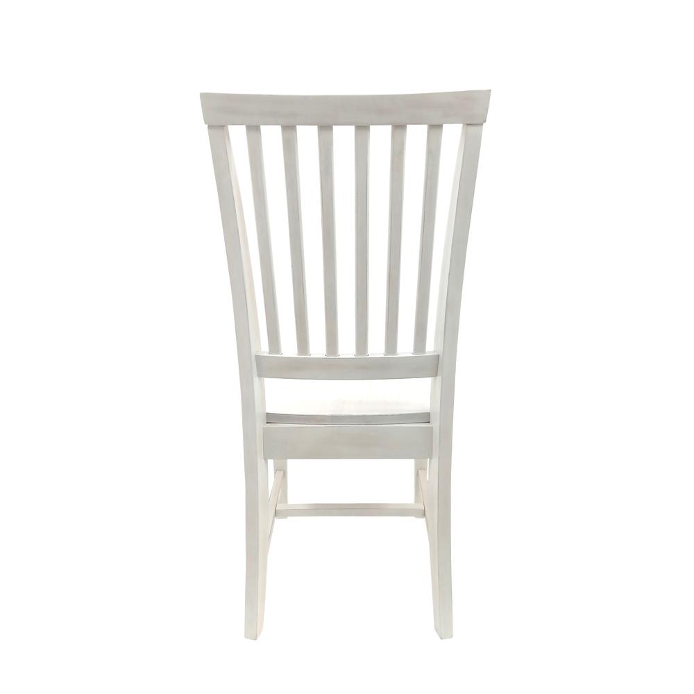 Alt View 2. Carolina Chair & Table - Hudson Dining Chair - Whitewash - White.
