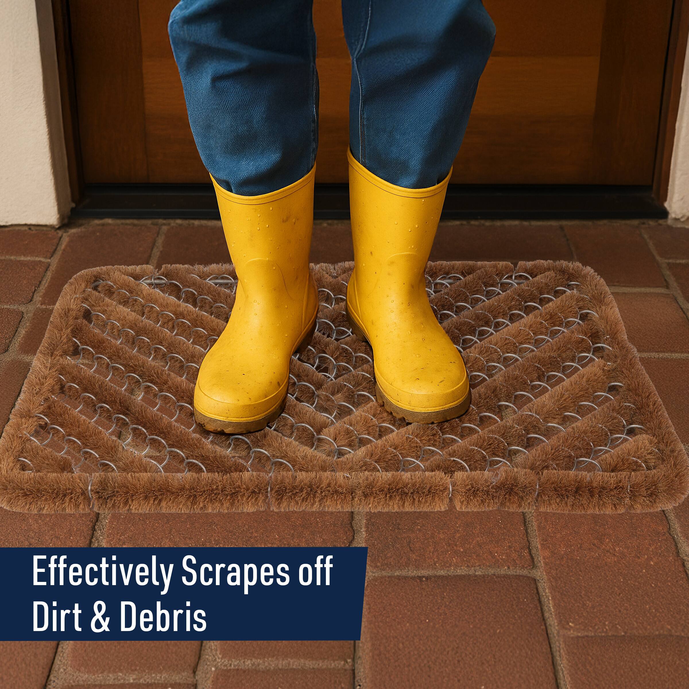 Effectively Scrapes off Dirt & Debris