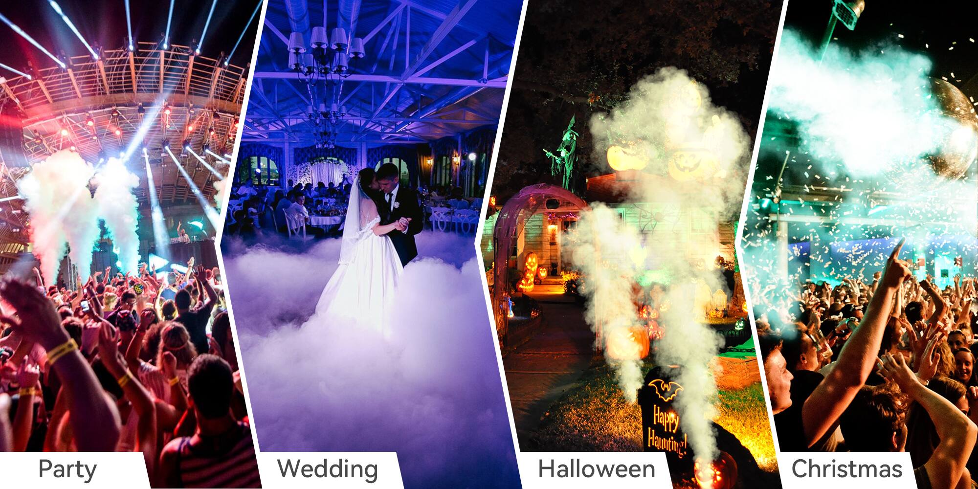 Party  
Wedding  
Halloween  
Christmas