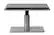 Alt View 1. Mount-It! - Height Adjustable Laptop & Monitor Stand for Laptops and 24″-32″ Monitors with Anti-Slip Stability, Silver - Silver.