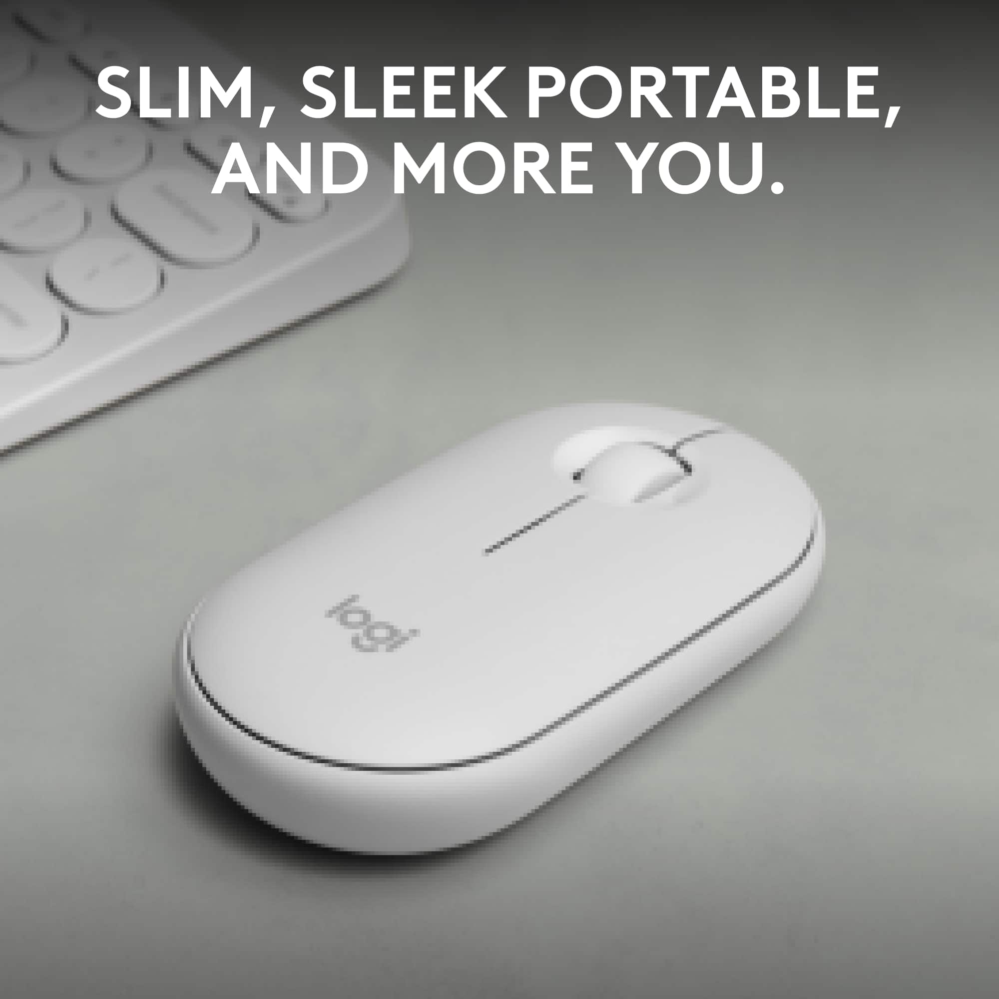 "Slim, sleek, portable, and more you."