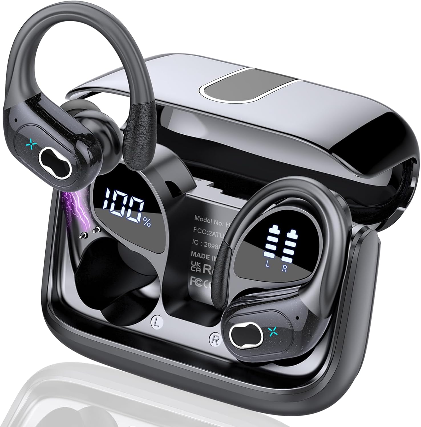 X 100%  
Model No: H  
FCC: 2ATU  
IC: 2898  
MADE IN UK  
FCC  
LR  
L  
R