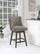 Alt View 13. OSP Home Furnishings - Granville 26" Swivel Stool - Charcoal / Grey.