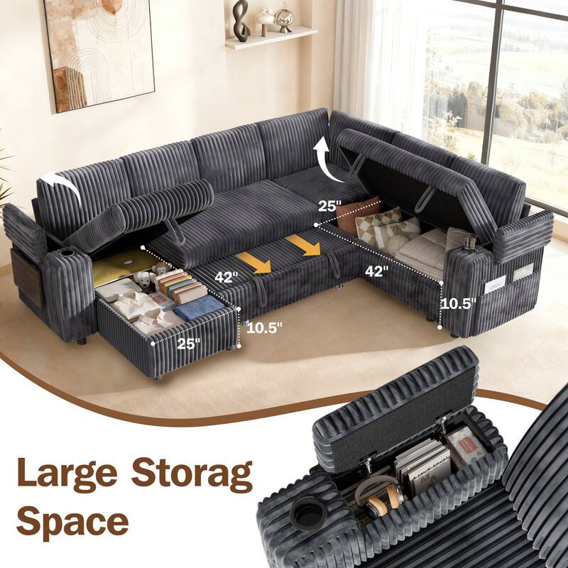 Large Storage Space

25" 42" 42" 25" 10.5" 10.5"