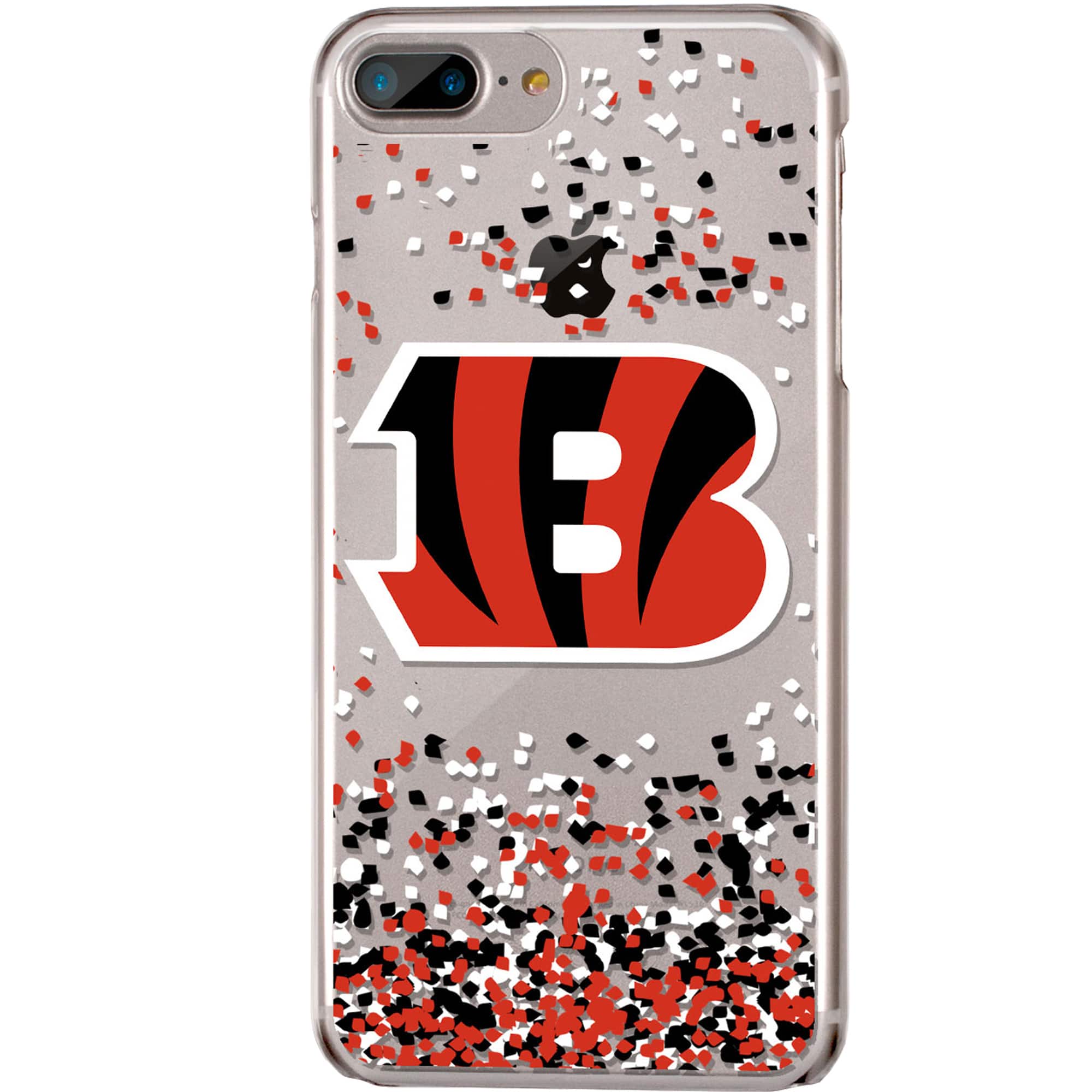 Keyscaper - NFL - Cincinnati Bengals iPhone Clear Case with Confetti Design - 15 Pro - Multicolor price history on PriceWatchPro