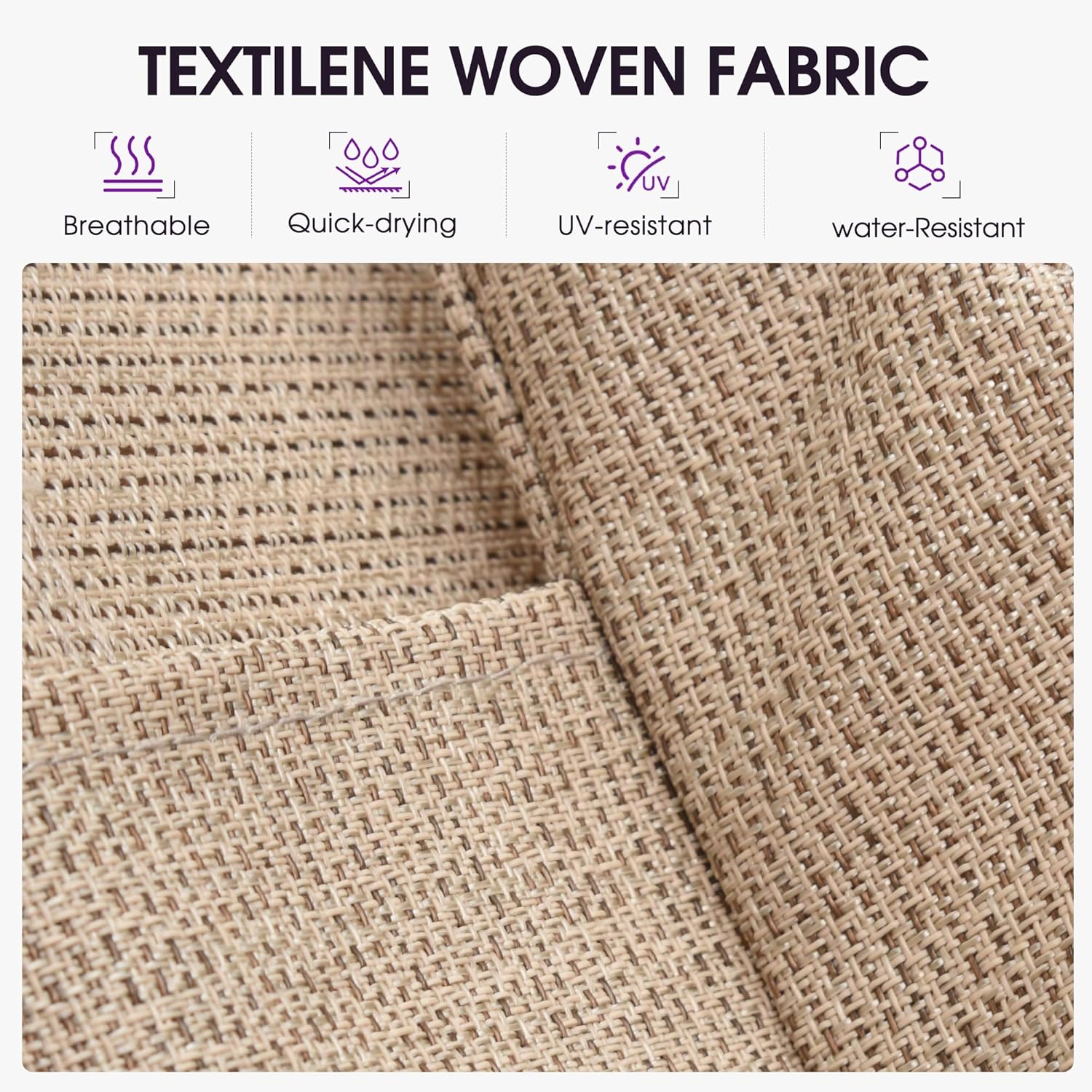 TEXTILENE WOVEN FABRIC

- Breathable
- Quick-drying
- UV-resistant
- Water-resistant