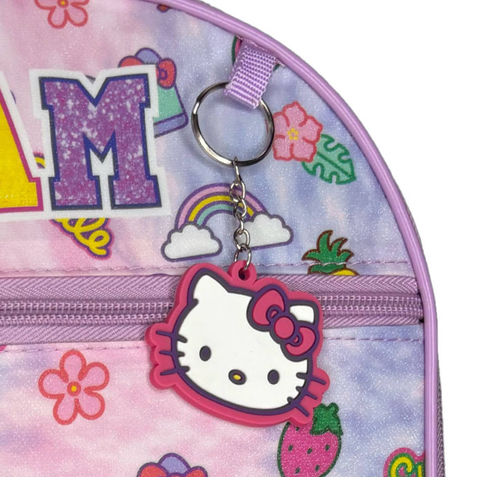 Alt View 6. Hello Kitty - Hello Kitty 16" 4pc Backpack Set with Lunch Kit, Key Chain & Carabiner - Assorted Pre-Pack.
