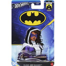 Mattel HRW29 Hot Wheels Batman Cloak and Dagger - Clear Purple - Black