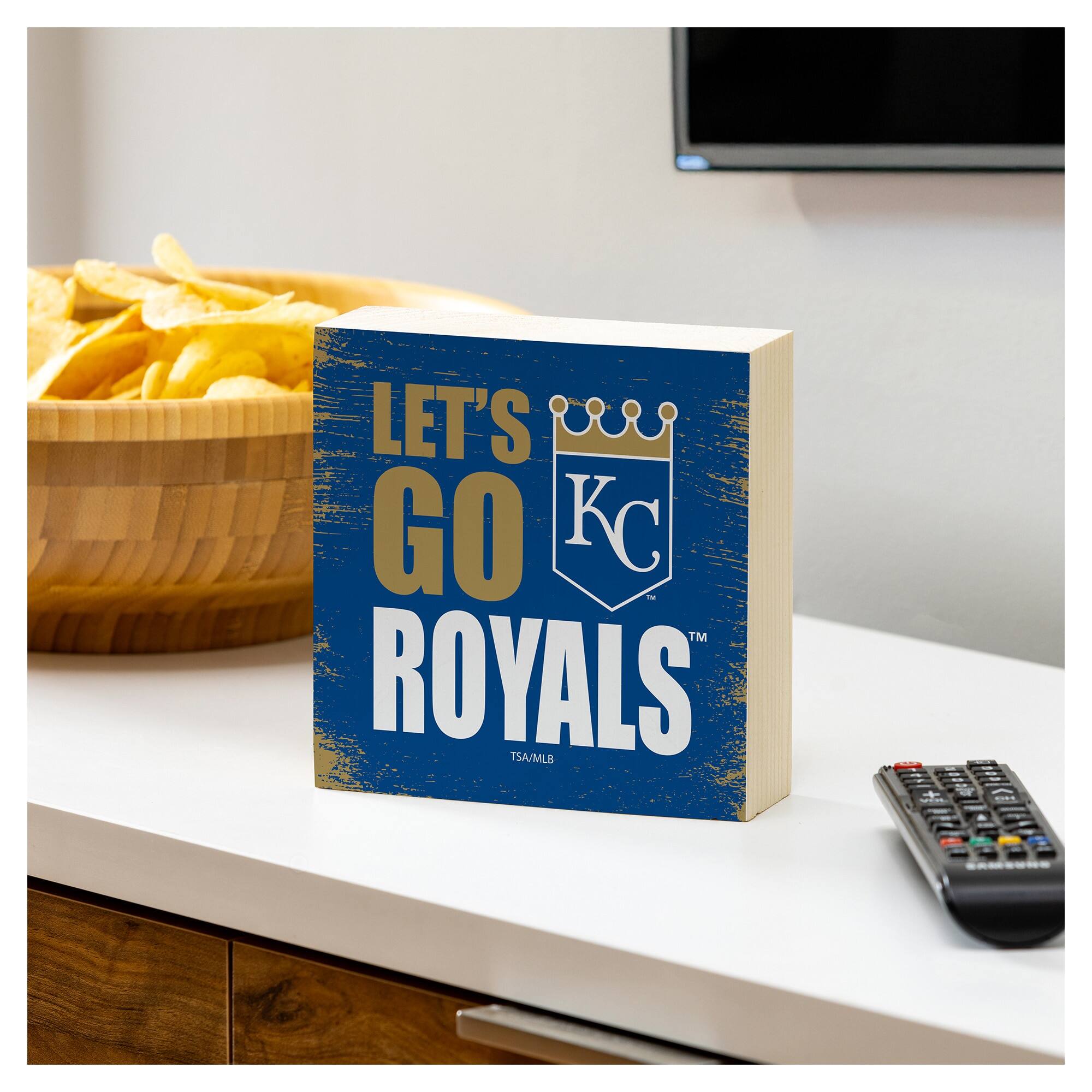 LET'S GO KC  
ROYALS  
TSA/MLB