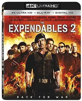 Front. The Expendables 2 - 4K Blu-Ray.