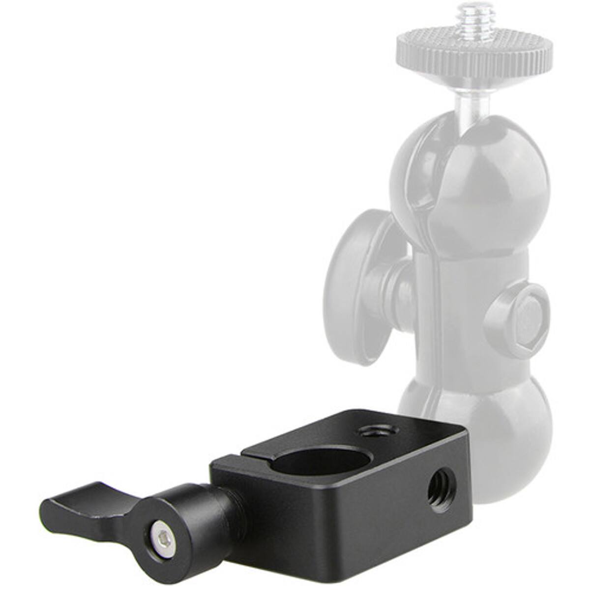 Alt View 4. CAMVATE - CAMVATE 15mm Rod Clamp, Black Lever.