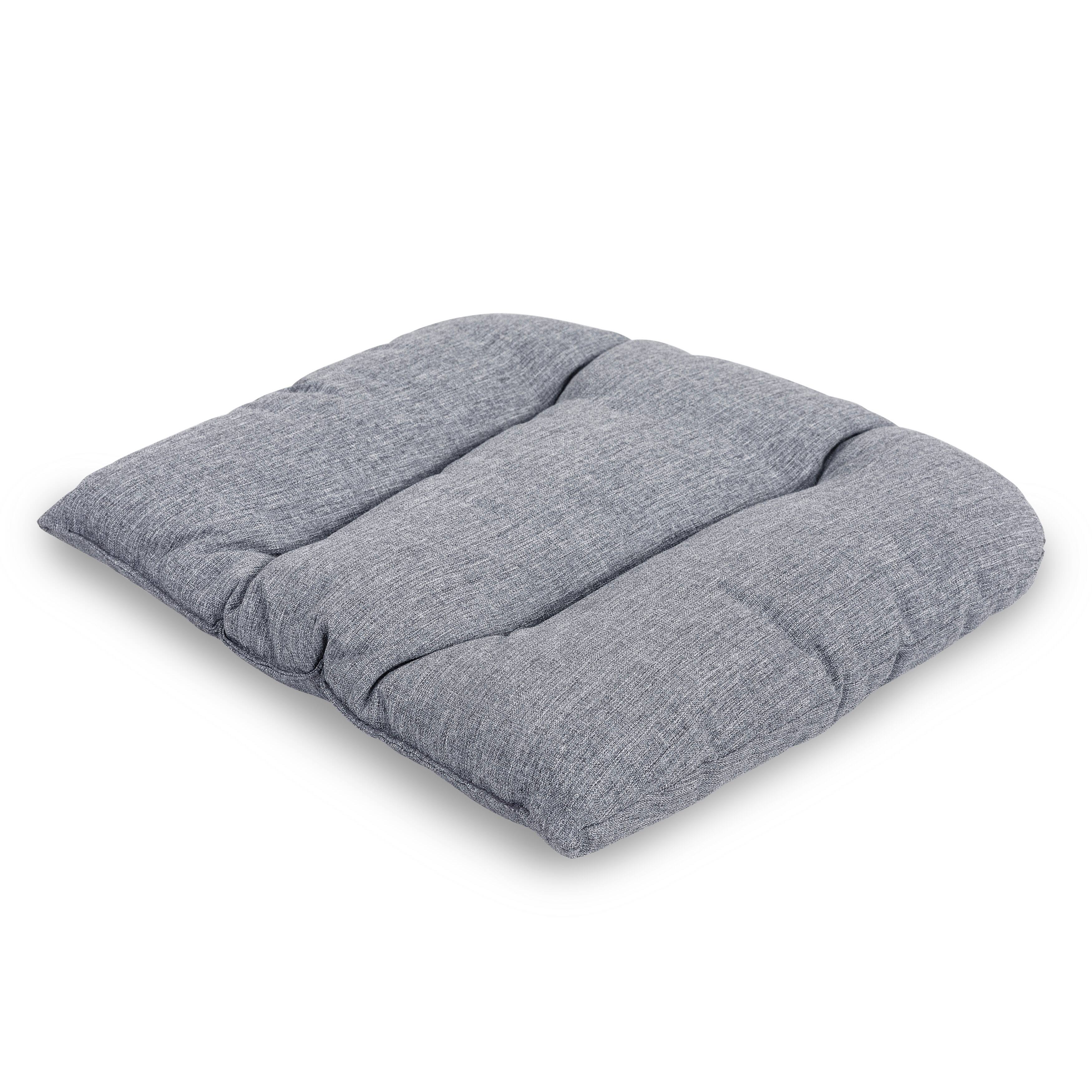 Left. Nuu Garden - Outdoor 2-Pack 17'' x 20'' x 3.15'' Outdoor Throw Pillows, Olefin - Gray.