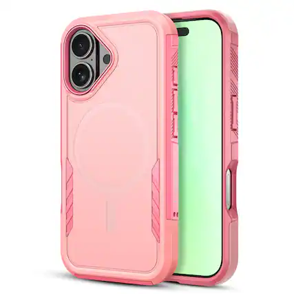 Front. baseline - baseline Fortress Series MagSafe Case for Apple iPhone 17 - Pink - Pink.