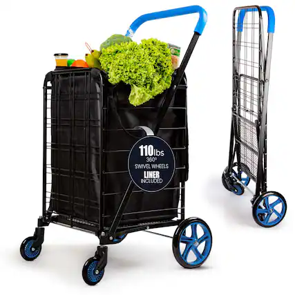 MA V - 110 lbs 360° Swivel Wheels Liner Included