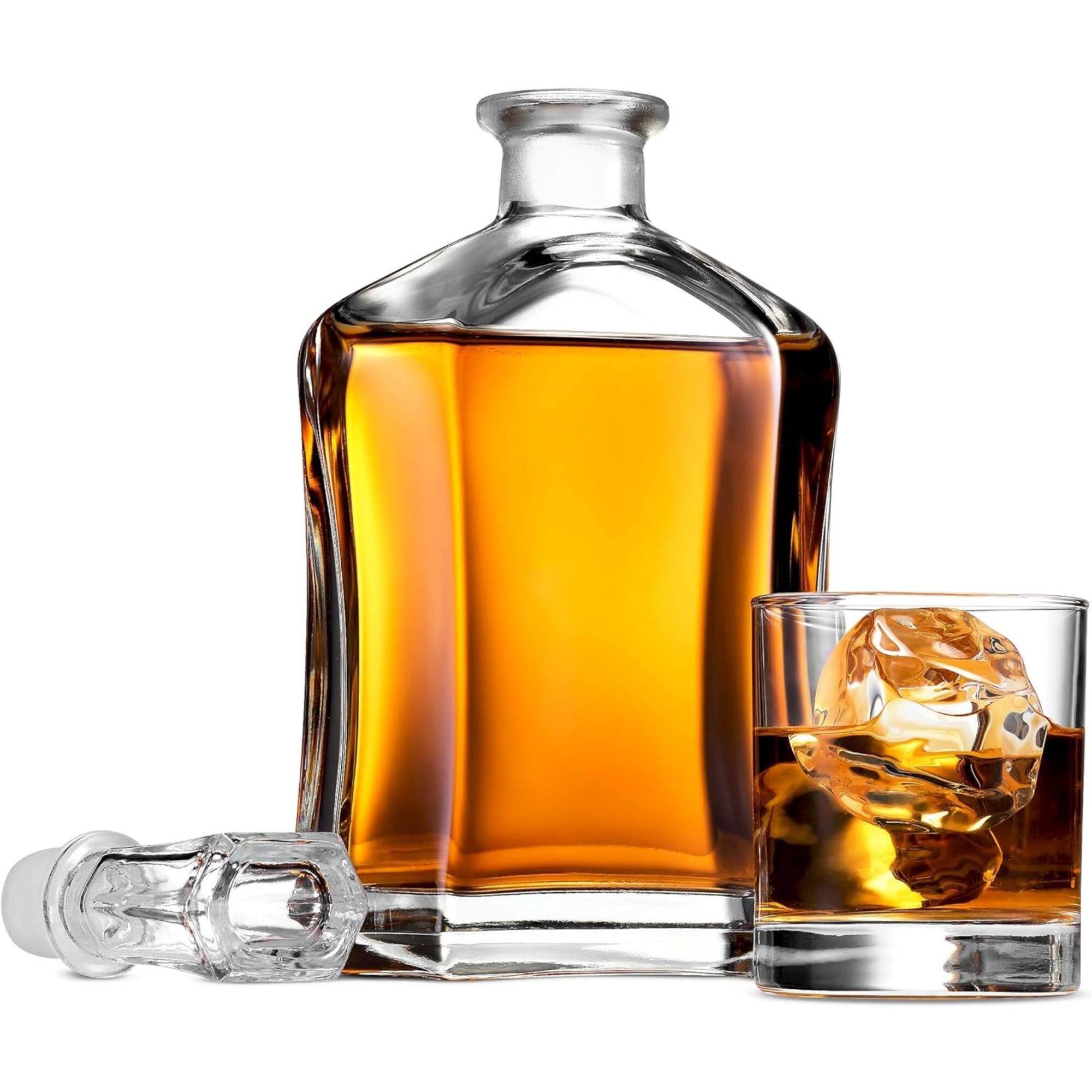 Alt View 2. Bormioli Rocco - Bormioli Rocco Capitol Decanter With Airtight Stopper, 23.75 Oz Squared Glass Bottle - Clear.