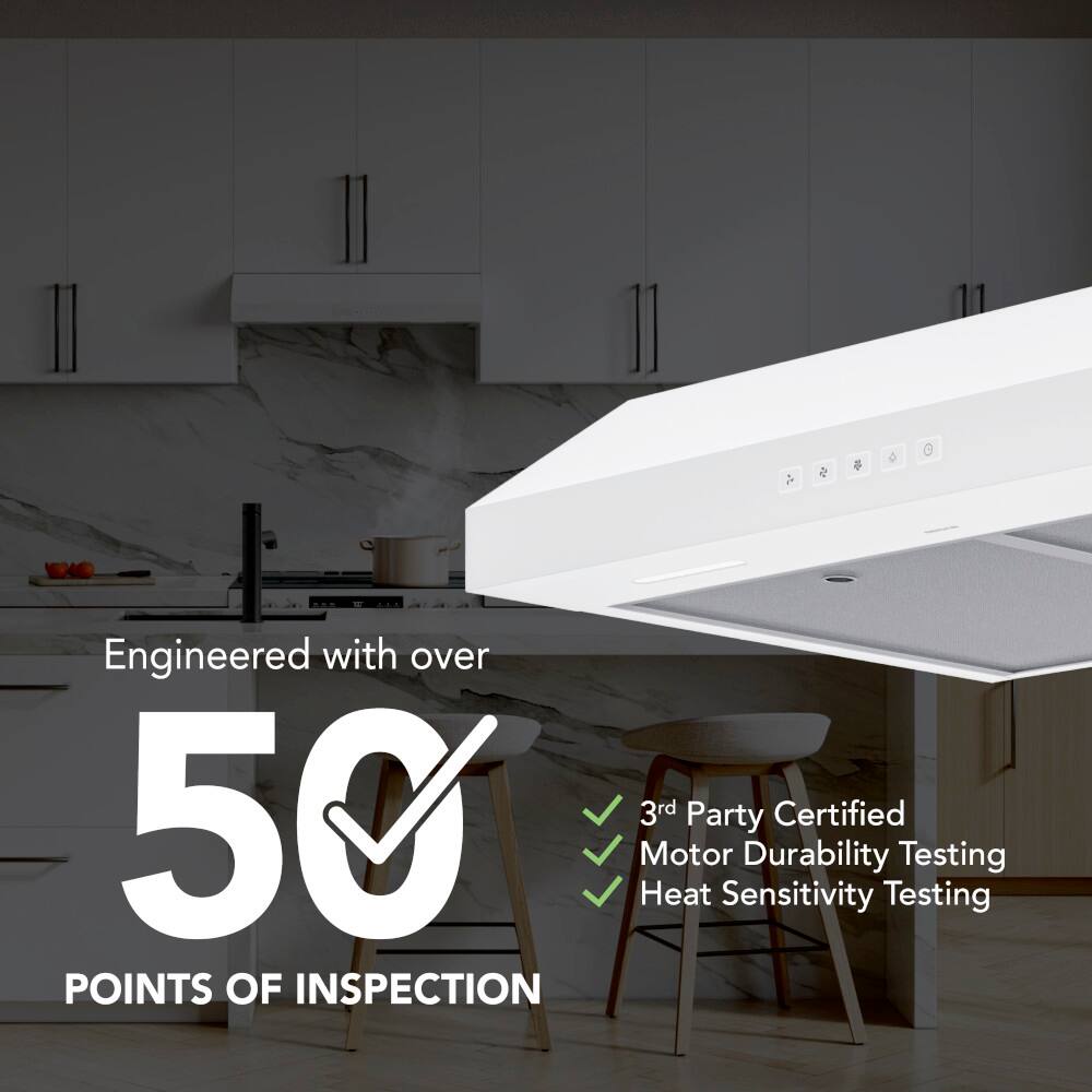 Engineered with over 50 3rd Party Certified Motor Durability Testing Heat Sensitivity Testing Points of Inspection.