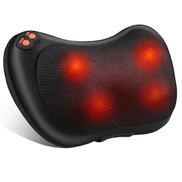 Dazzed Corner - Electric Neck & Back Massager with Heat, Neck, Shoulders, Back & Legs - Black