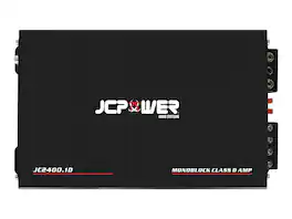 JCPower Audio Systems - JC-Series 2400w Monoblock Amplifier - Black